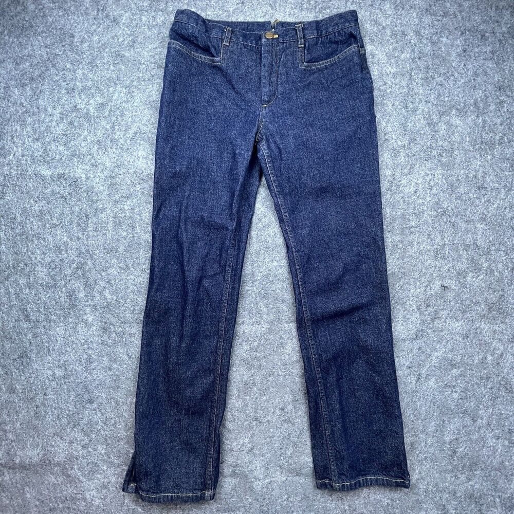 Vintage Daryl K-189 Jeans Womens 4‎ Dark Ankle Zip Straight Minimalist Simple